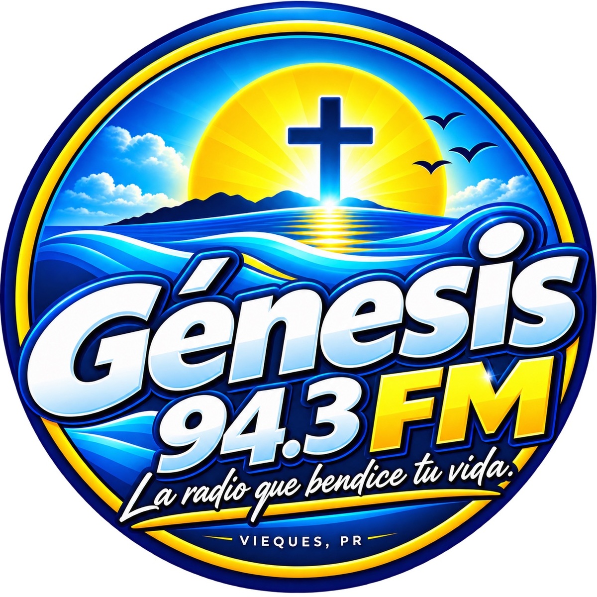 Logo oficial Génesis 94.3 FM